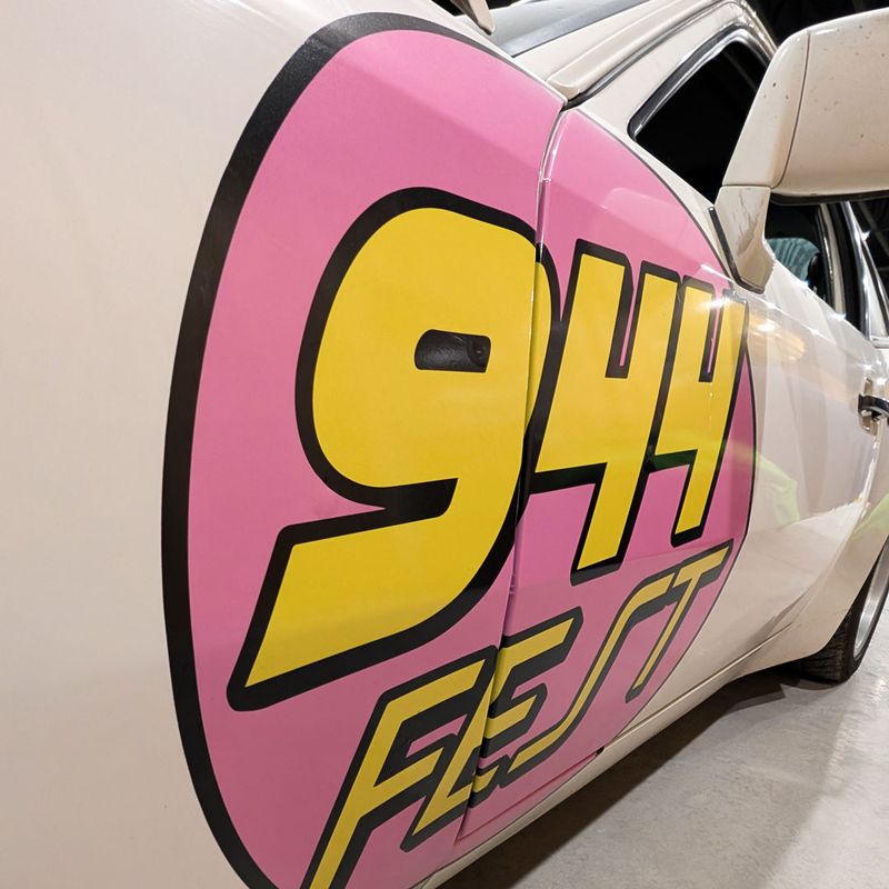 Gumball Car Logo Sticker 24" 944Fest