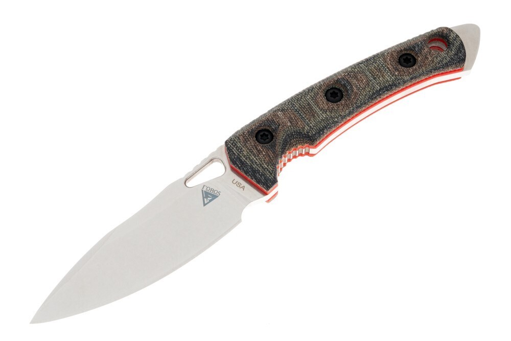Cacula, SW, CAMO Micarta w/ RED liners