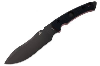 Tier 1-BC PVD - G10 Black with Red liners