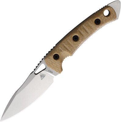 Cacula, SW, NATURAL Micarta w/ BLACK liners