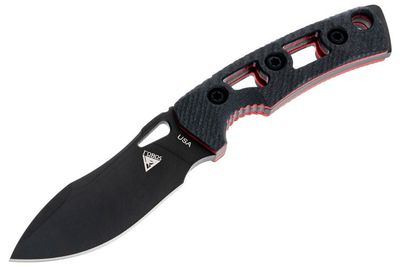 Tier1-Mini Mini PVD, BLACK CARBON FIBER w/ RED Liners