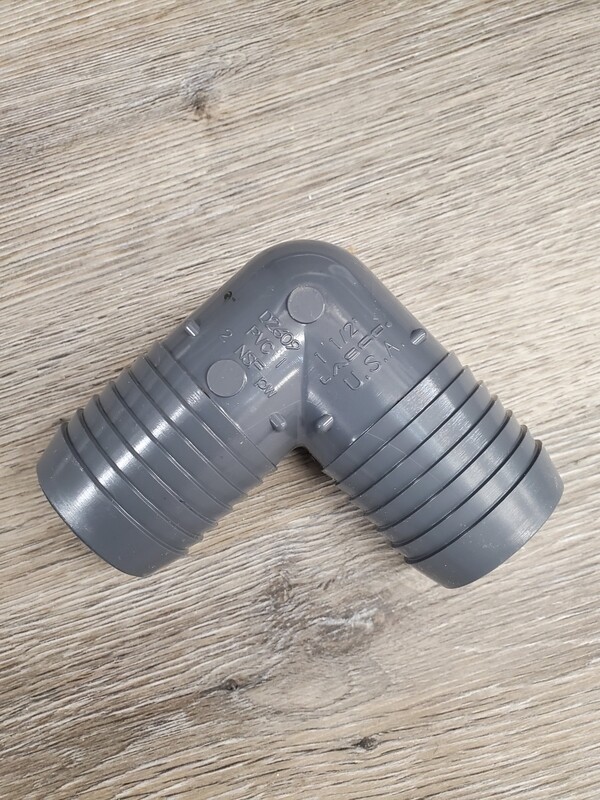 1.5IN ELBOW 90 DEGREE - BARBED