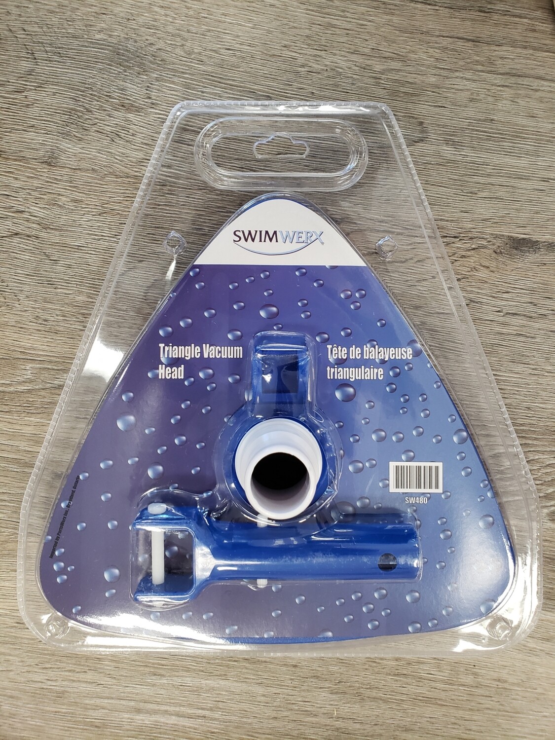 VACUUM HEAD - TRIANGULAR  - BLUE