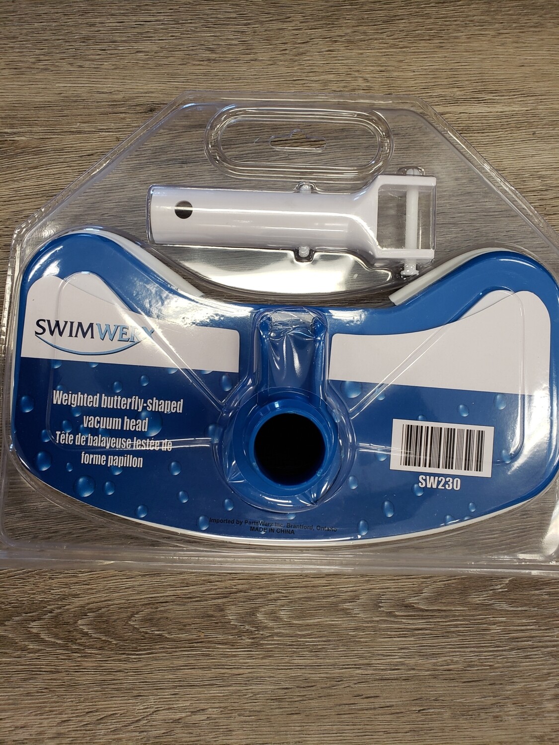 VACUUM HEAD - WEIGHTED BUTTERFLY - BLUE &amp; WHITE