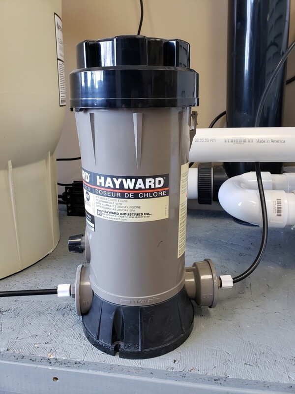 HAYWARD OFFLINE AUTO CHLORINE or BROMINE FEEDER 9LB