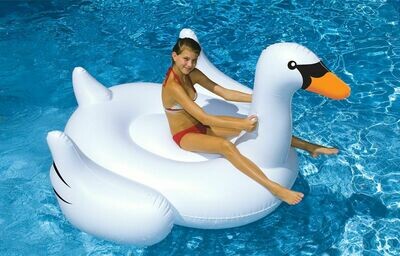 GIANT SWAN RIDE-ON