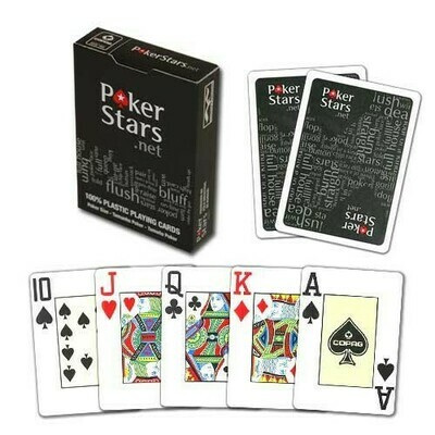 POKER STARS PLASTIC PLAYING CARDS