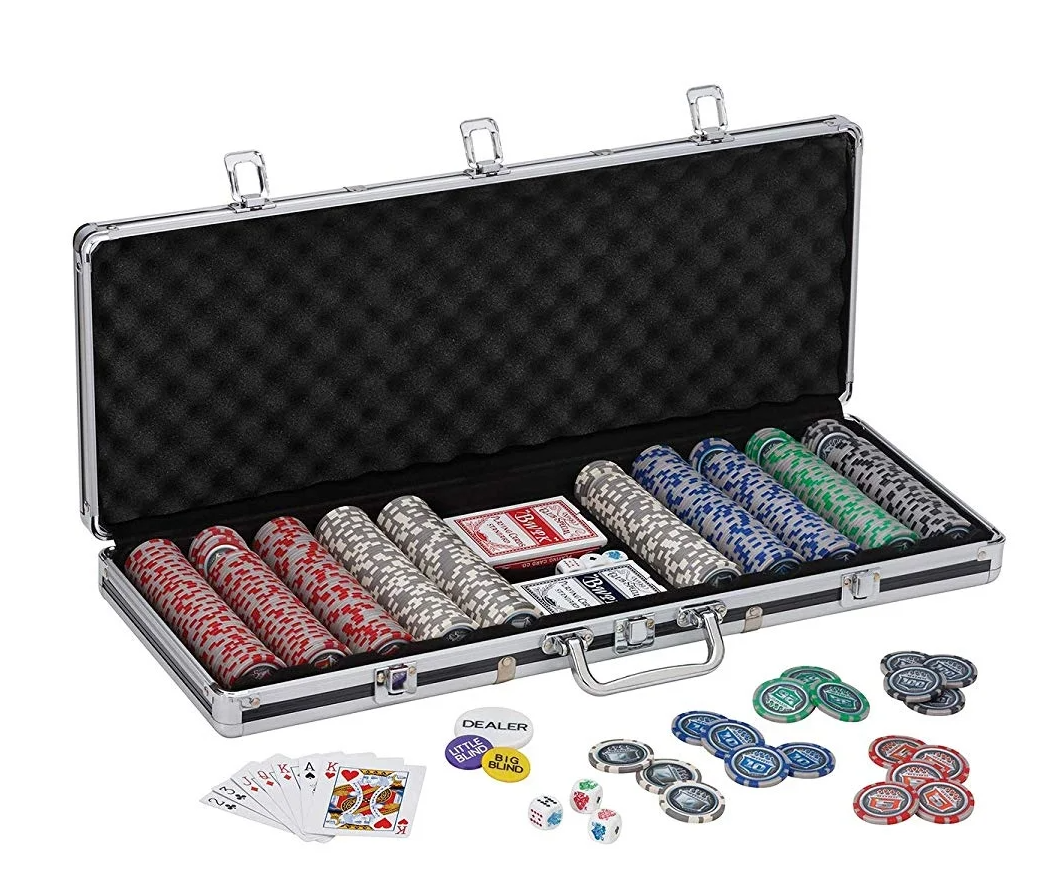 13.5 GRAM CLAYTEC POKER SET