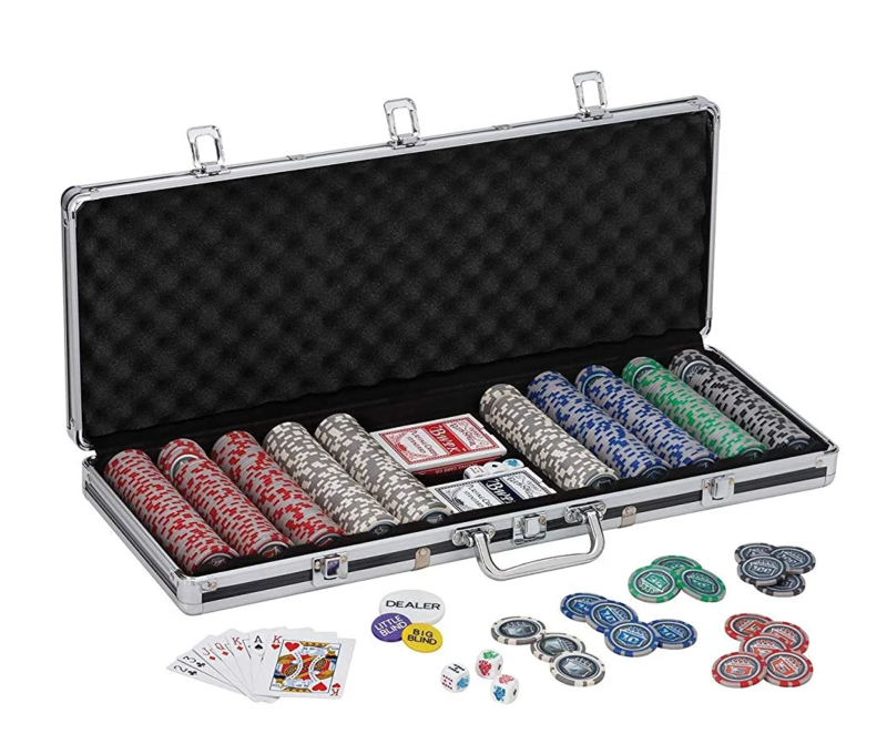 13.5 GRAM CLAYTEC POKER SET