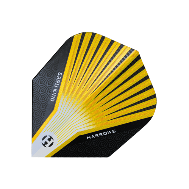 HARROWS PRIME FLIGHTS, SELECT COLOUR/STYLE: GOLD TORNADO