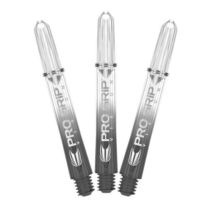 TARGET PRO GRIP VISION SHAFTS, SELECT SIZE: MEDIUM, SELECT COLOUR: BLACK
