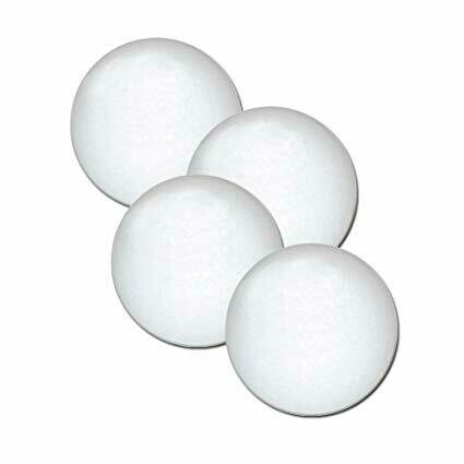 WHITE FOOSBALL - PACK OF 4