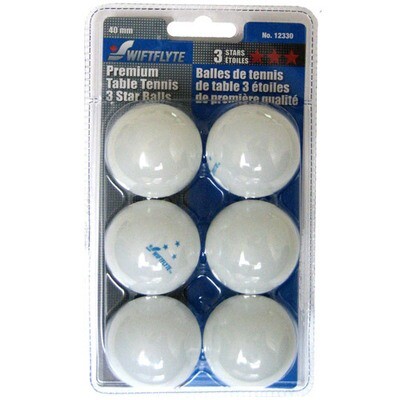 SWIFTFLYTE 3 STAR TT BALLS - WHITE
