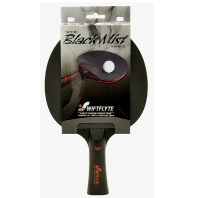 BLACK MIST TABLE TENNIS RACKET - BLACK &amp; RED
