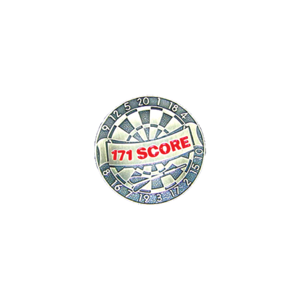 PEWTER DART PIN 171