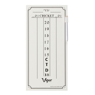 VIPER SMALL CRICKET DRY ERASE SCOREBOARD