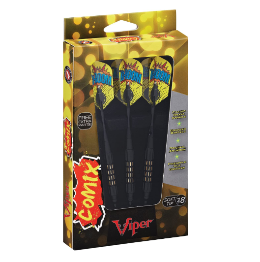 VIPER COMIX KABOOM 18G SOFT TIP DARTS