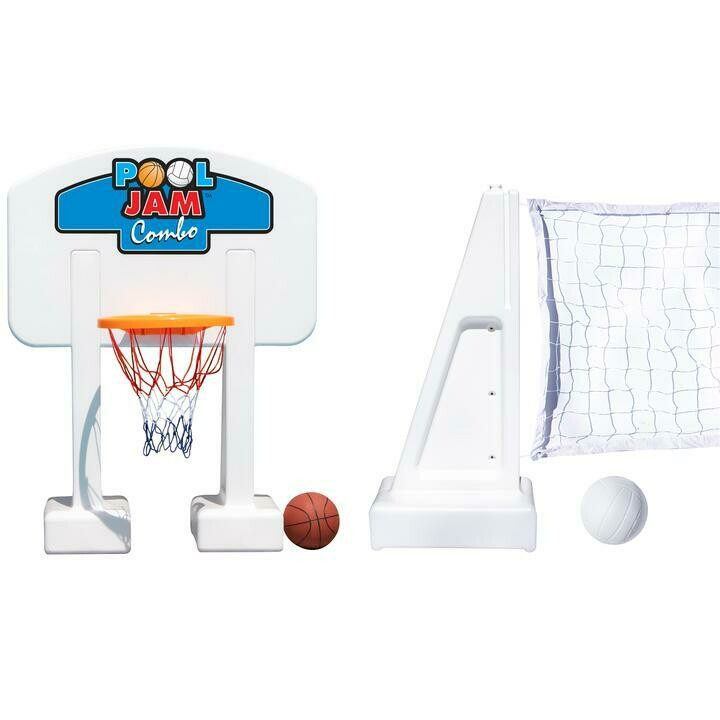 POOL JAM INGROUND BASKETBALL/VOLLEYBALL COMBO