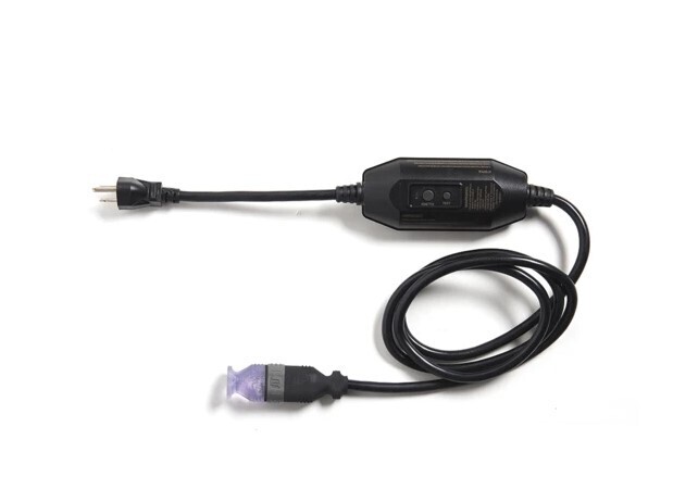 GFCI protected 6 foot power cord unit