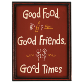 Pub Sign - Good Food, Good Friends, Good Times
