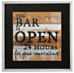 Pub Sign - Bar is Open LED