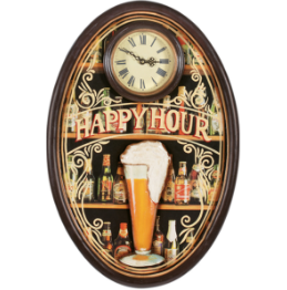 Pub Sign - Happy Hour Clock