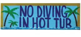 Outdoor Sign - No Diving
