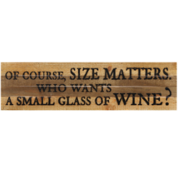 Pub Sign - Size Matters