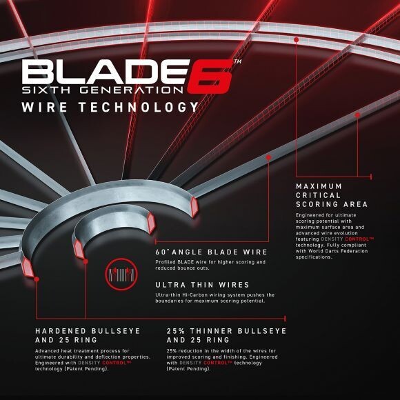 BLADE 6 DART BOARD