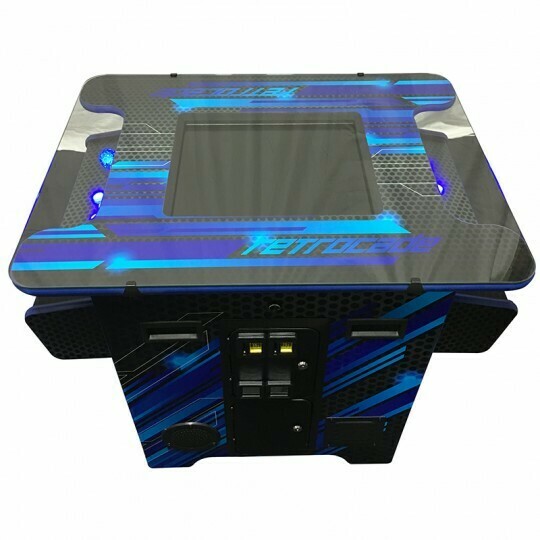 Olhausen Cocktail Arcade Table – 60 Classic Arcade Games