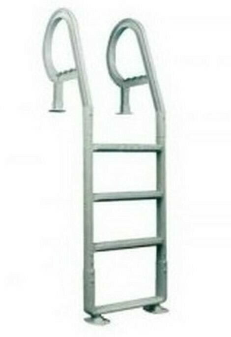 Resin Above-Ground Pool Deck Ladder