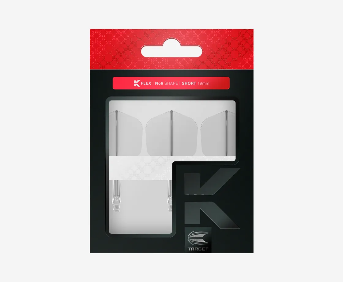 Target K-Flex Integrated Flight &amp; Shaft System – Clear (No.6)