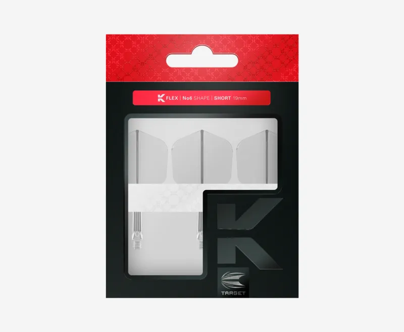 Target K-Flex Integrated Flight &amp; Shaft System – Clear (No.6)