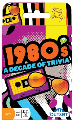 1980s – A Decade of Trivia Card Game