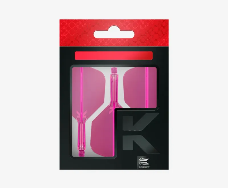 Target K-Flex Integrated Flight &amp; Shaft System – Neon Pink (No.6)