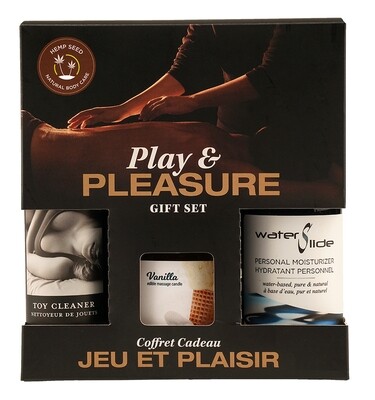 Earthly Body Play and Pleasure Gift Set Vanilla