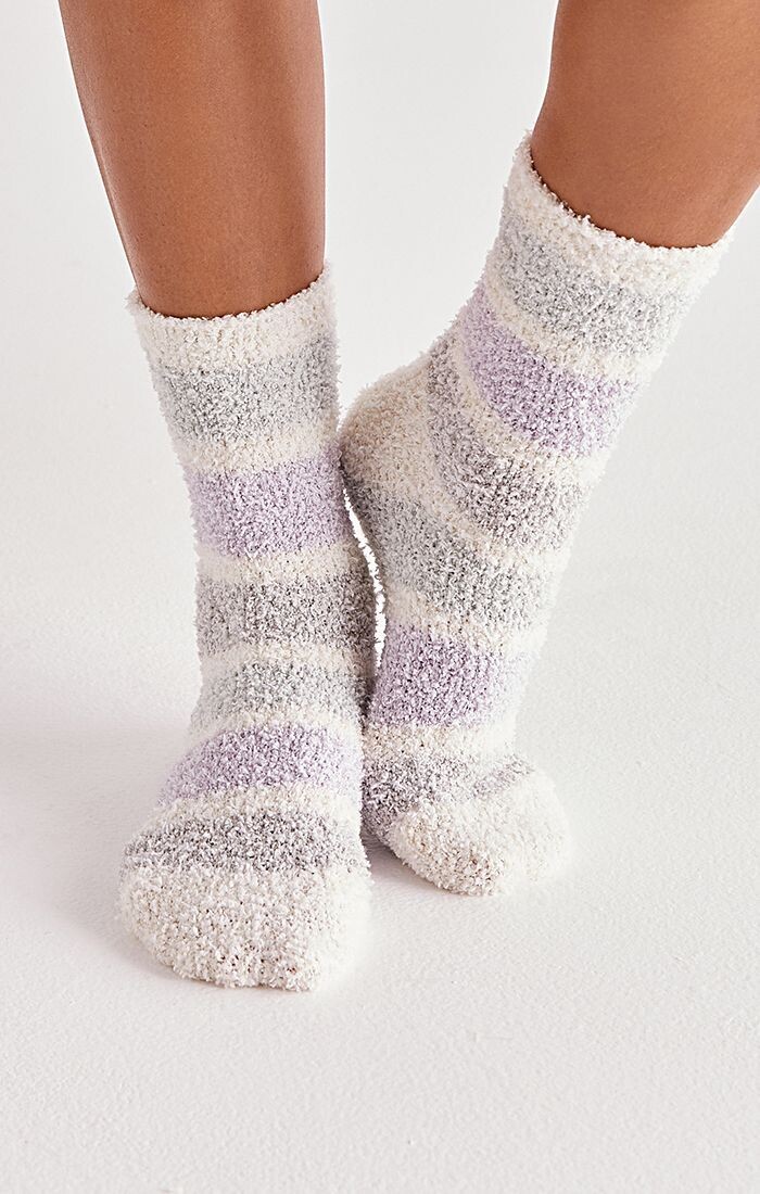 Stripe Plush Socks