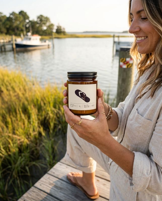 FLIP FLOP SOY CANDLE
