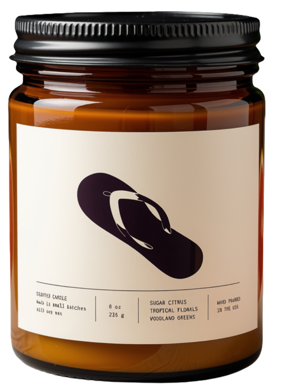 FLIP FLOP SOY CANDLE
