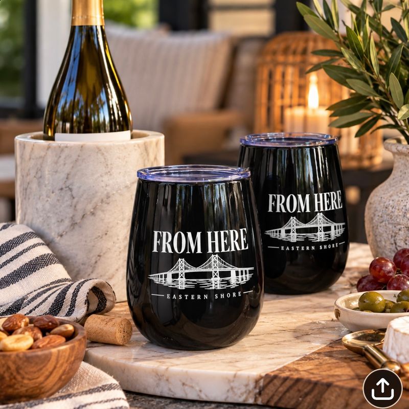 FROM HERE WINE TRUMBLER 