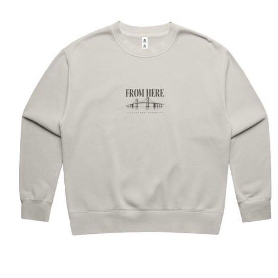 FROM HERE CREW NECK SWEAT SHIRT
