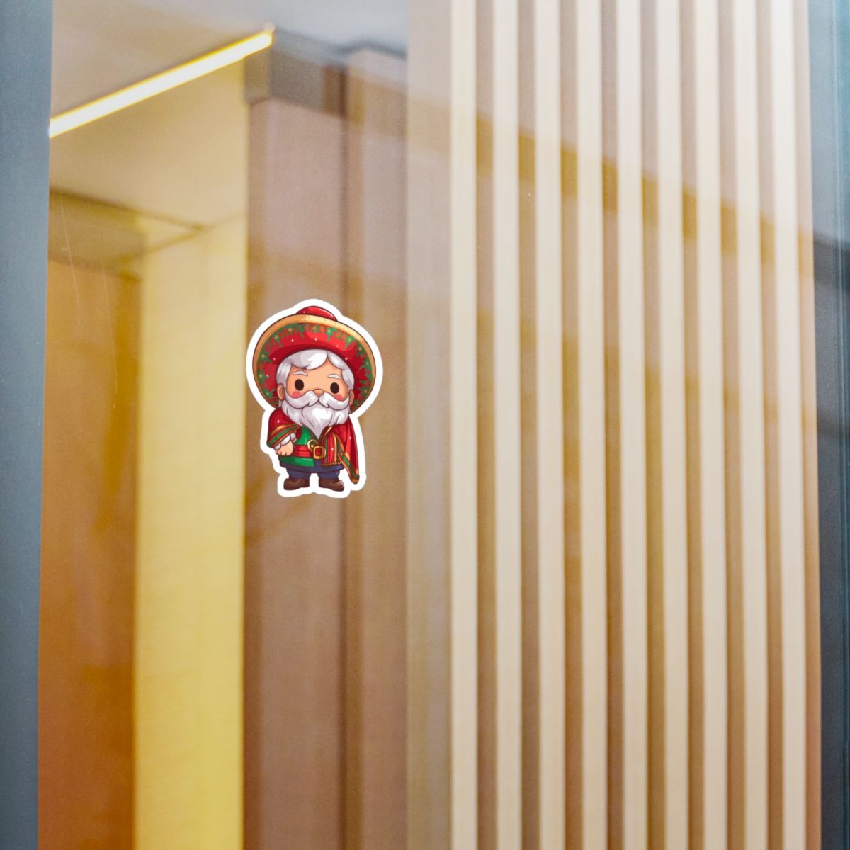 Mexican Santa Kiss-Cut Vinyl Decal Sticker