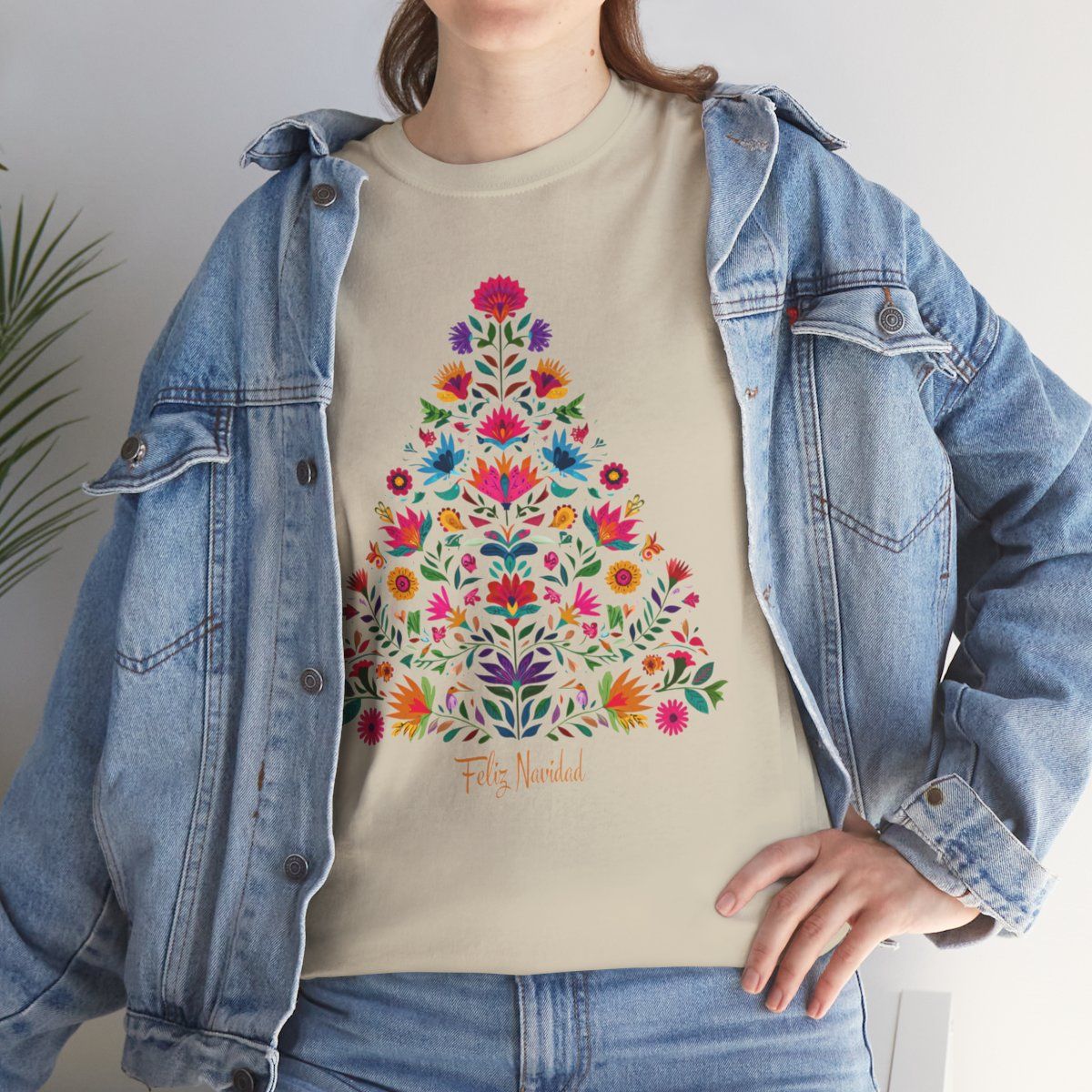 Mexican Flora Christmas Tree Tee