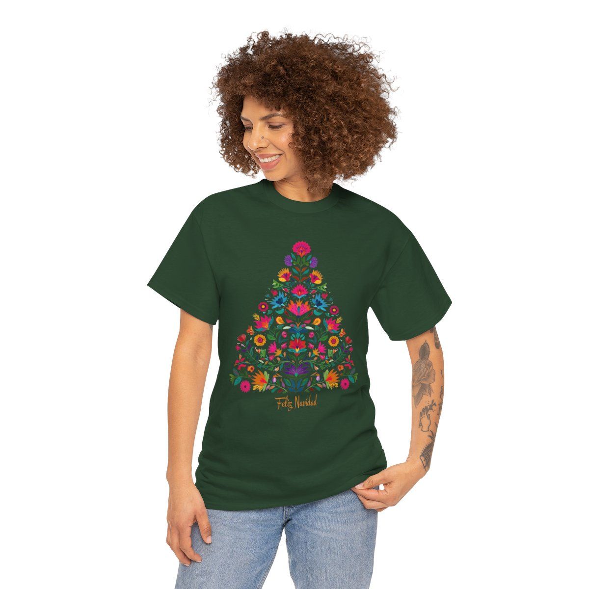 Mexican Flora Christmas Tree Tee