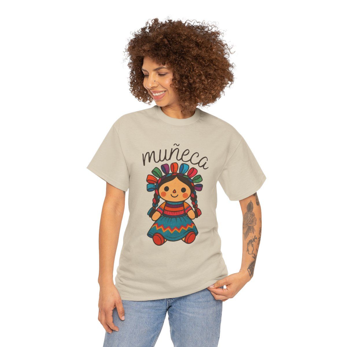 Mexican Fabric Maria Doll Tshirt