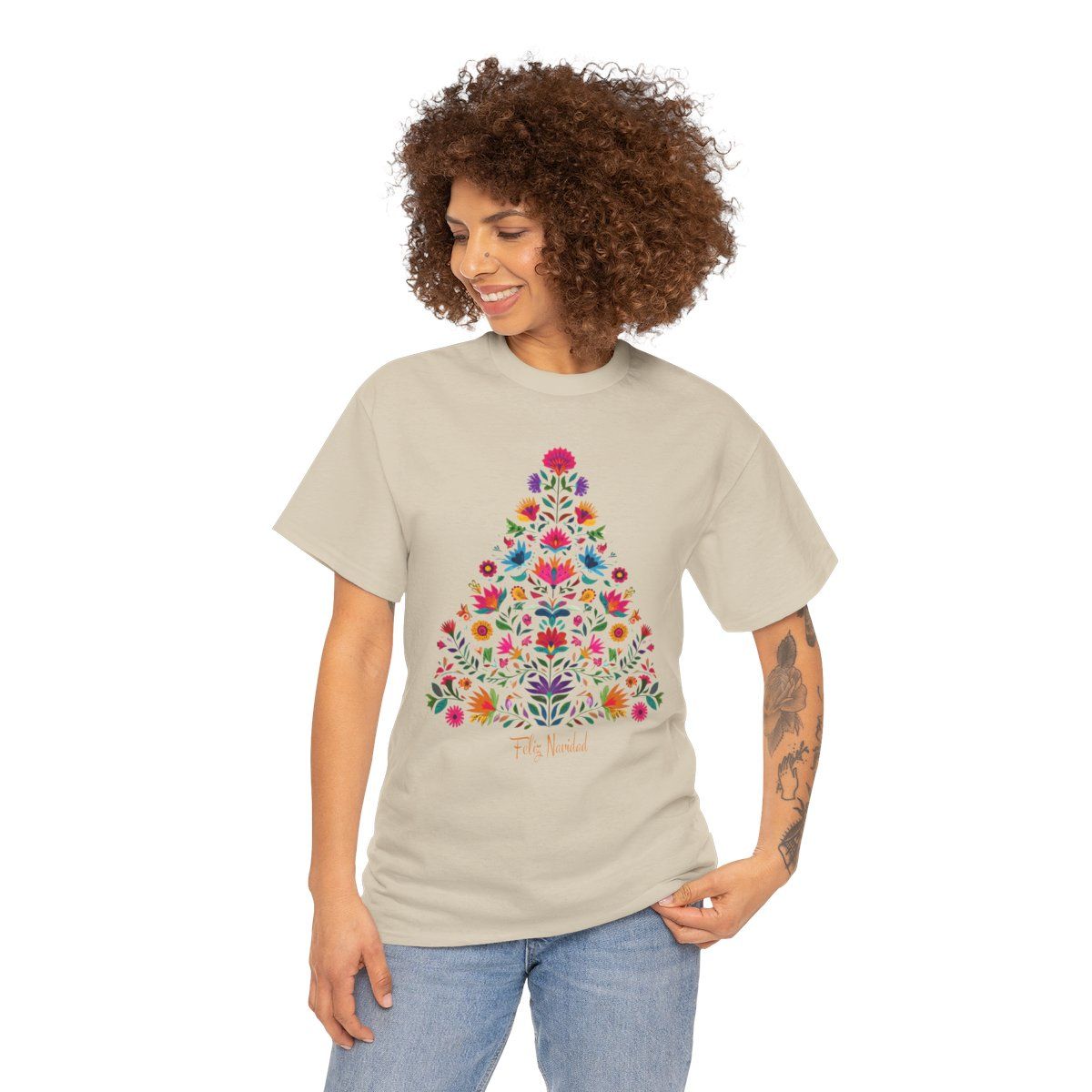 Mexican Flora Christmas Tree Tee
