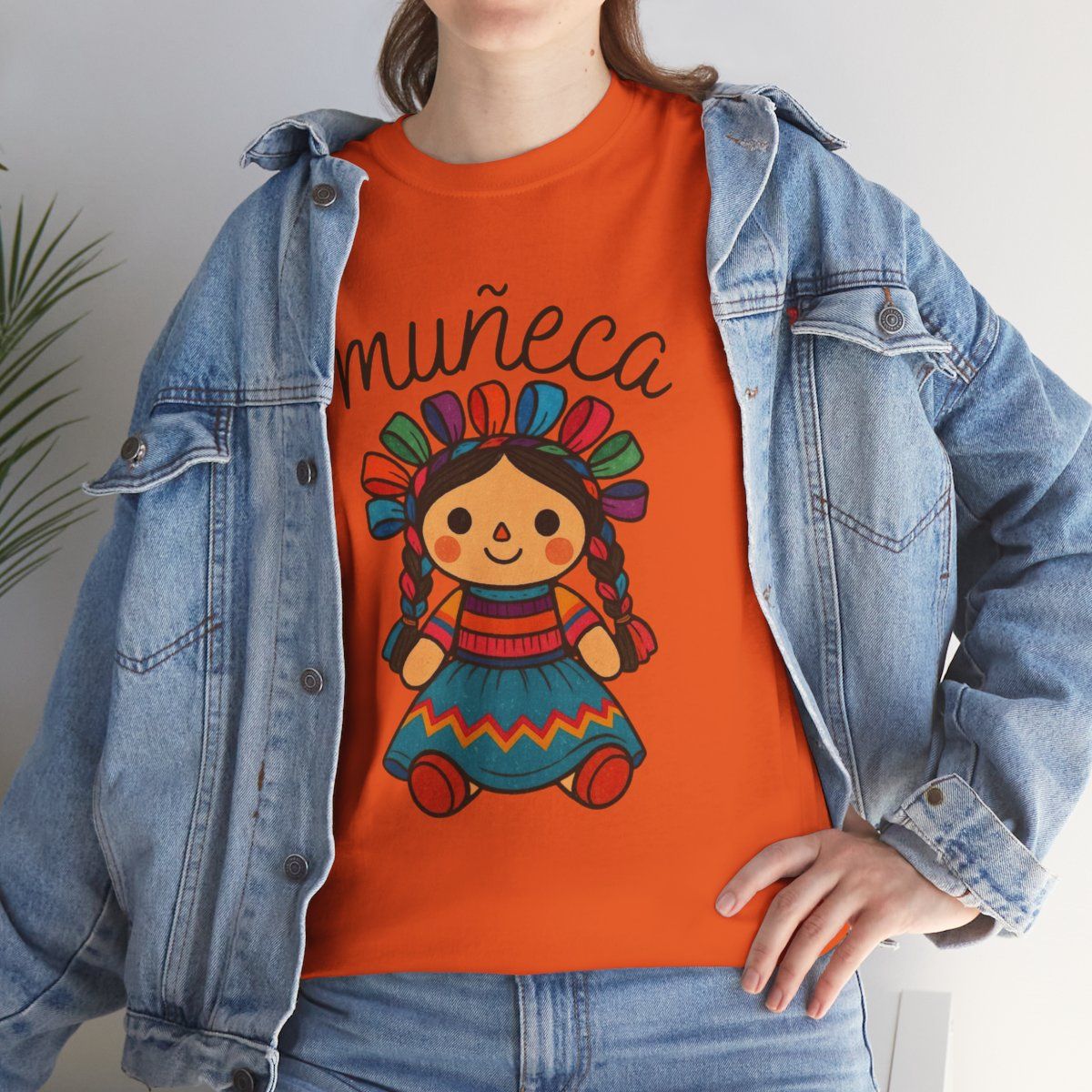Mexican Fabric Maria Doll Tshirt