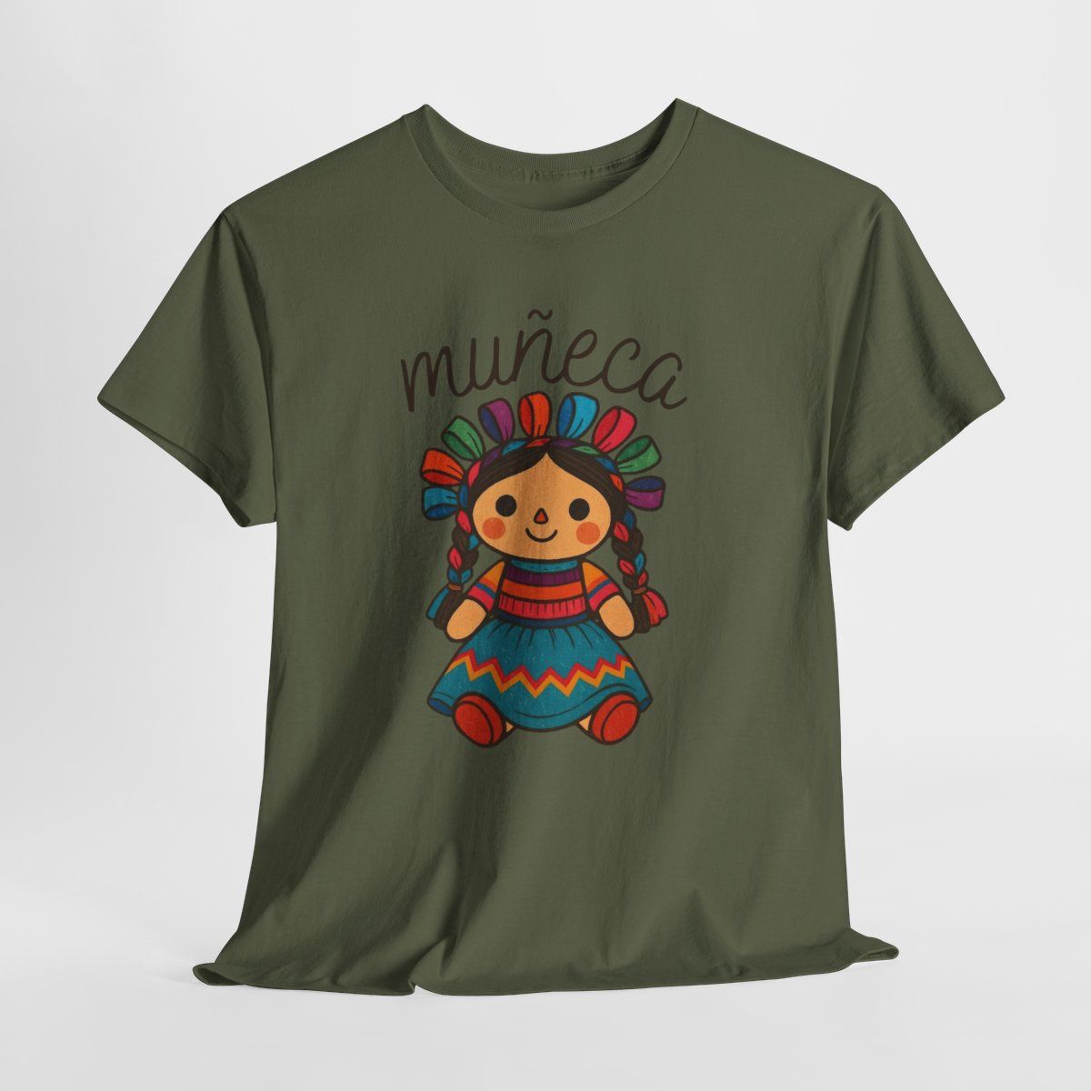 Mexican Fabric Maria Doll Tshirt