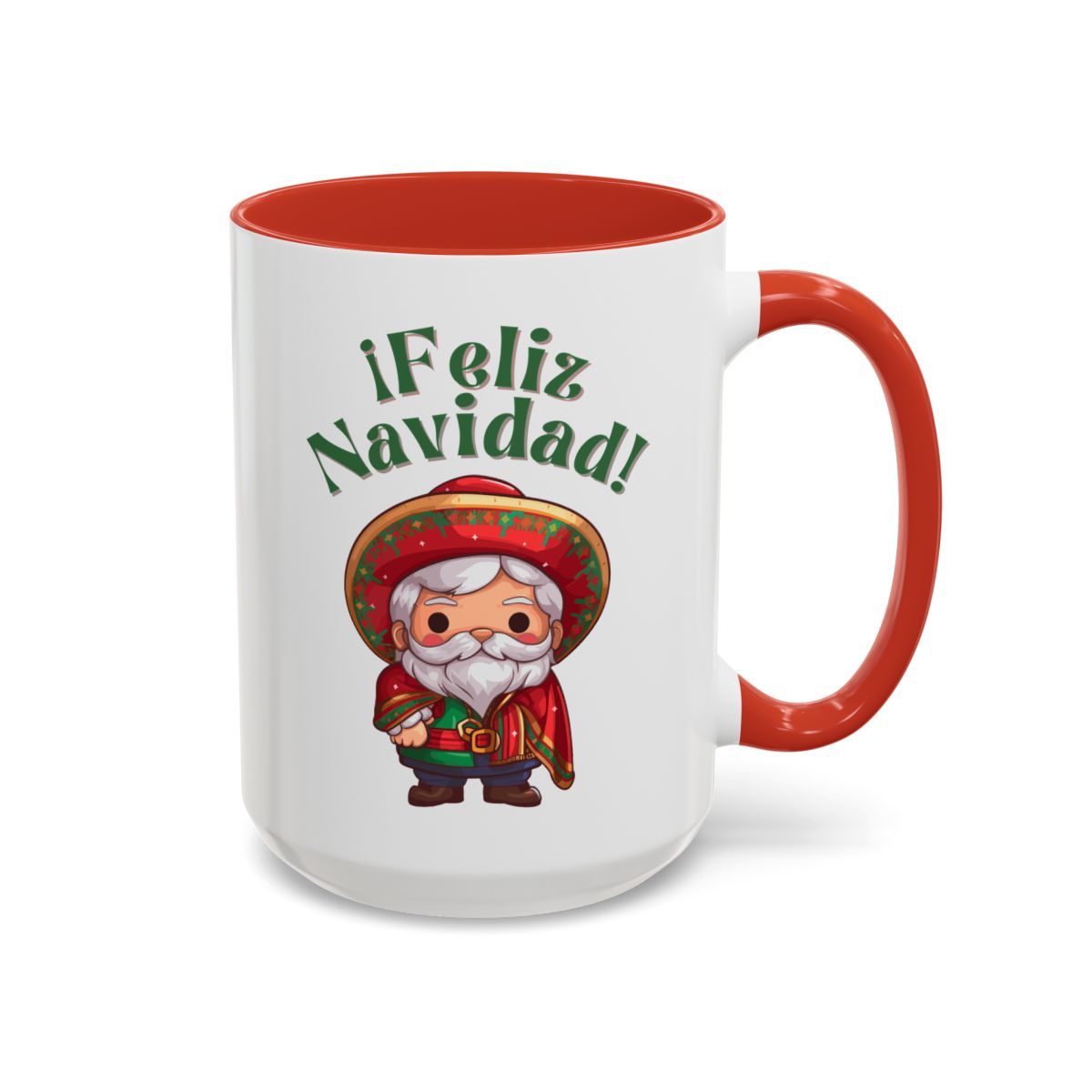 Mug - Mexican Santa Theme Coffee Mug (11, 15oz)
