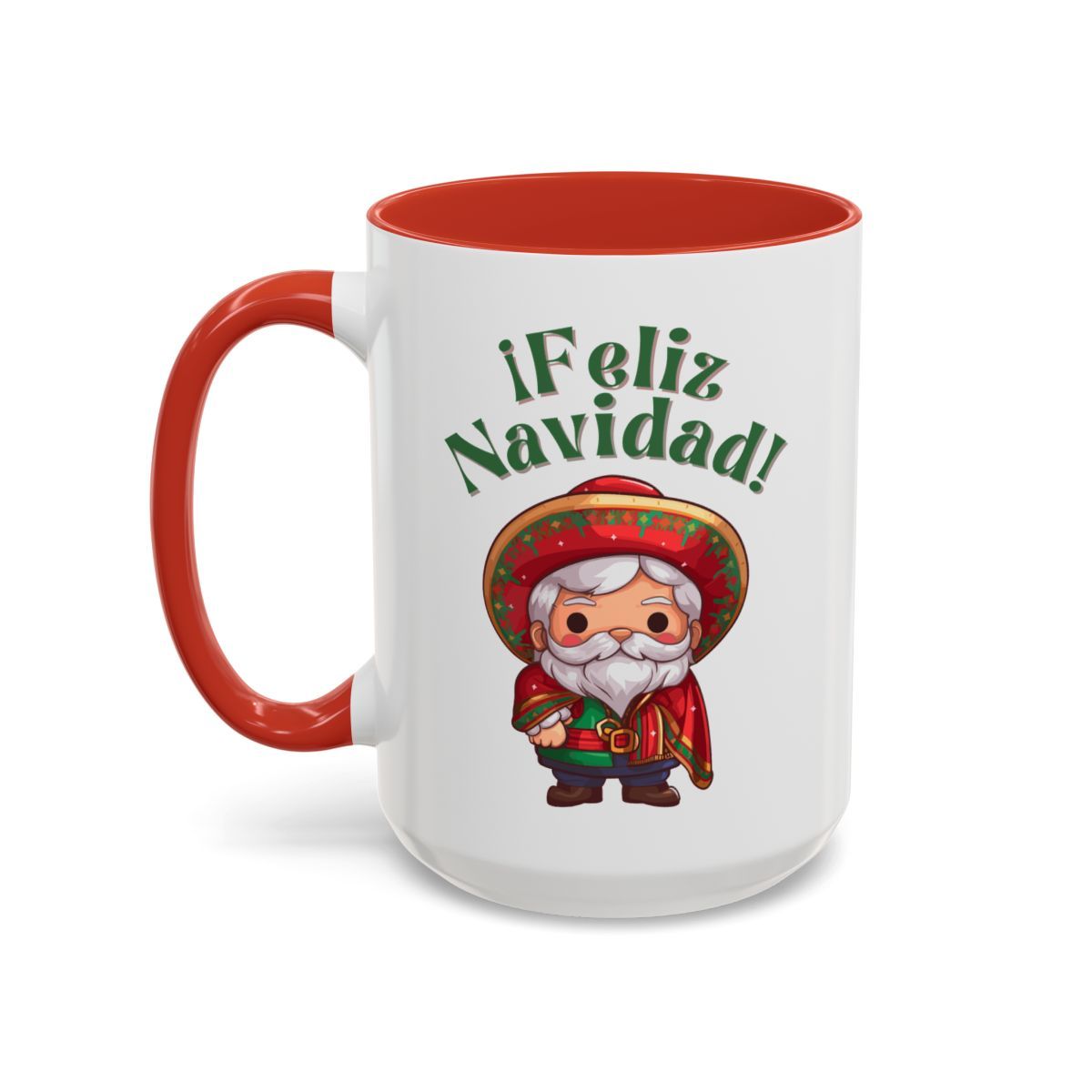Mug - Mexican Santa Theme Coffee Mug (11, 15oz)
